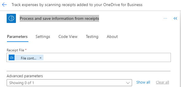 track receipt information